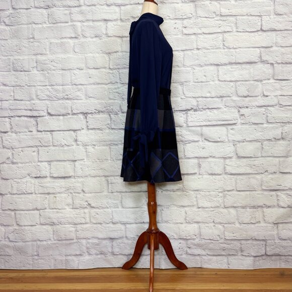 Olivia & Grace Black & Blue Plaid Skirt - Picture 7 of 9